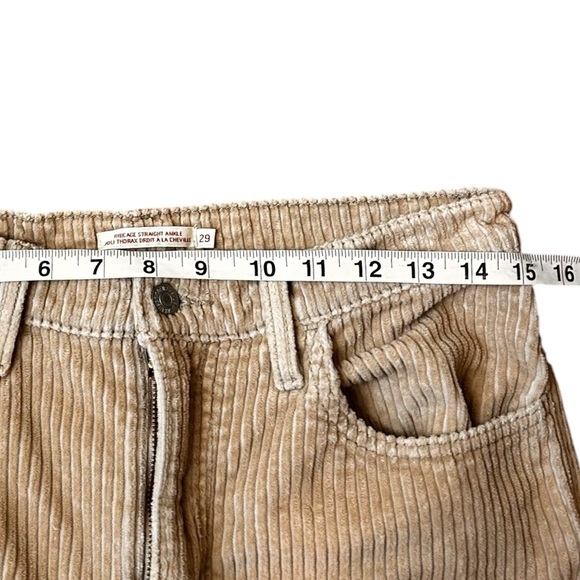 Levi's Ribcage Straight Ankle Cord-Granola- High Waisted Neutral Cords- Size 29 - Picture 14 of 16